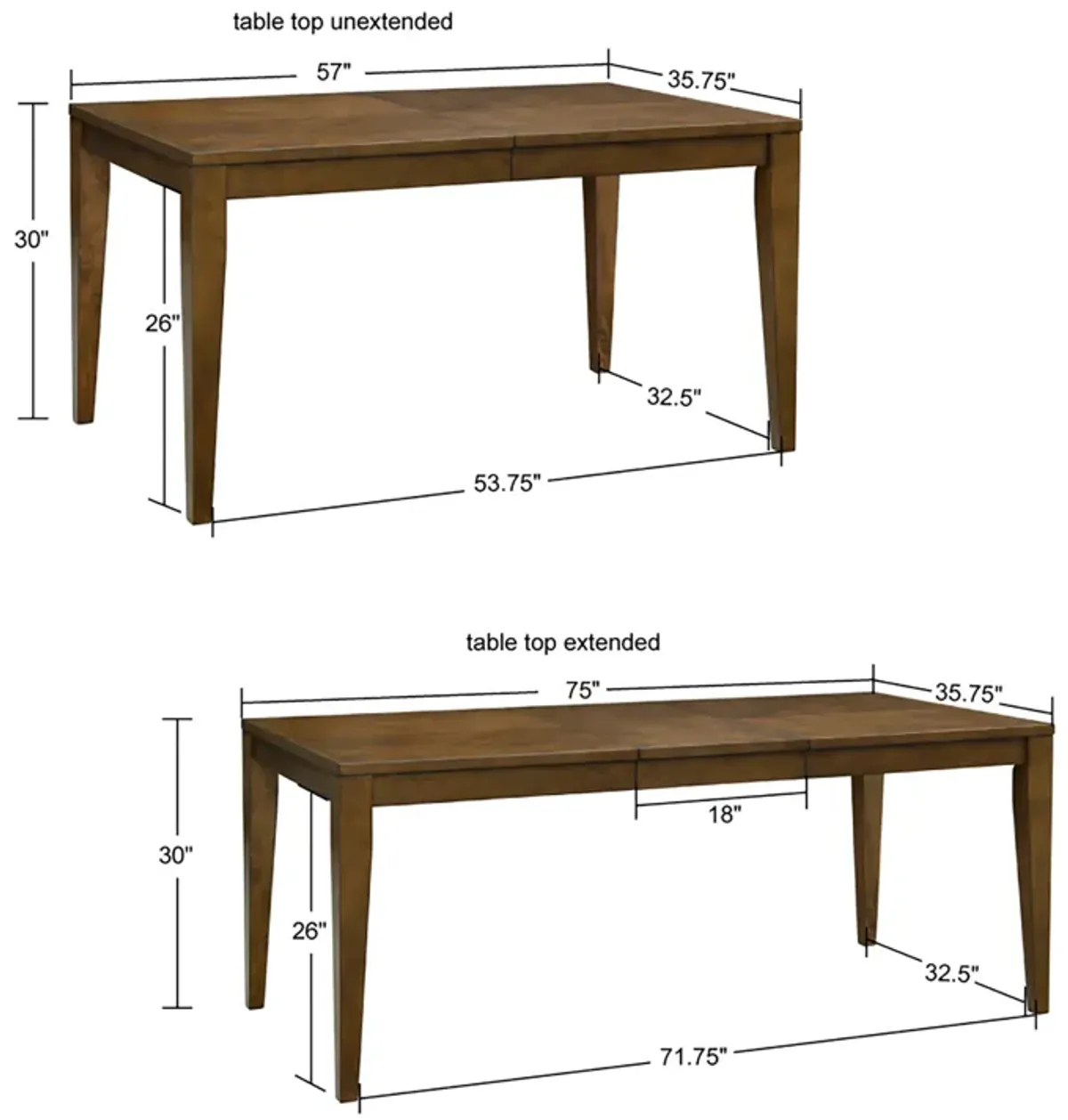 Cove Extension Dining Table