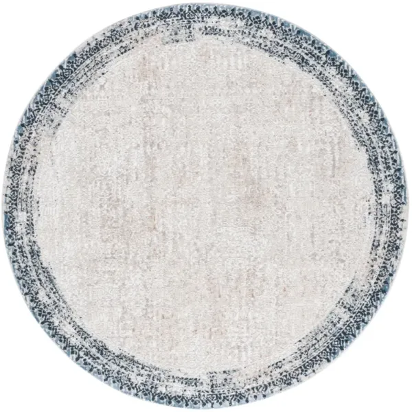PARKER 117 TAUPE  6'-7' x 6'-7' Round Round Rug