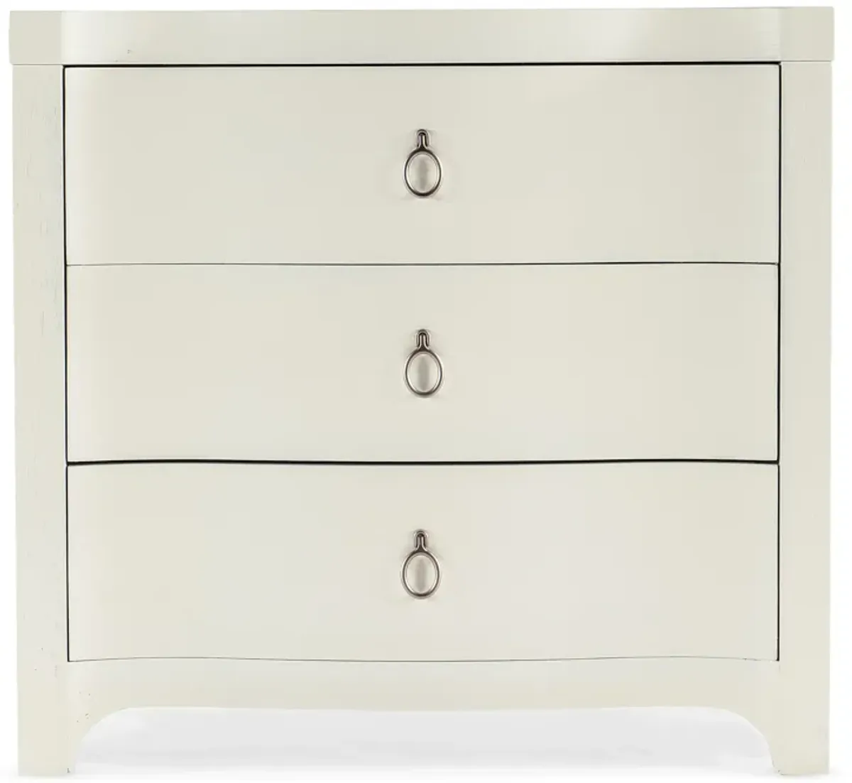 Serenity Antigua Three Drawer Nightstand