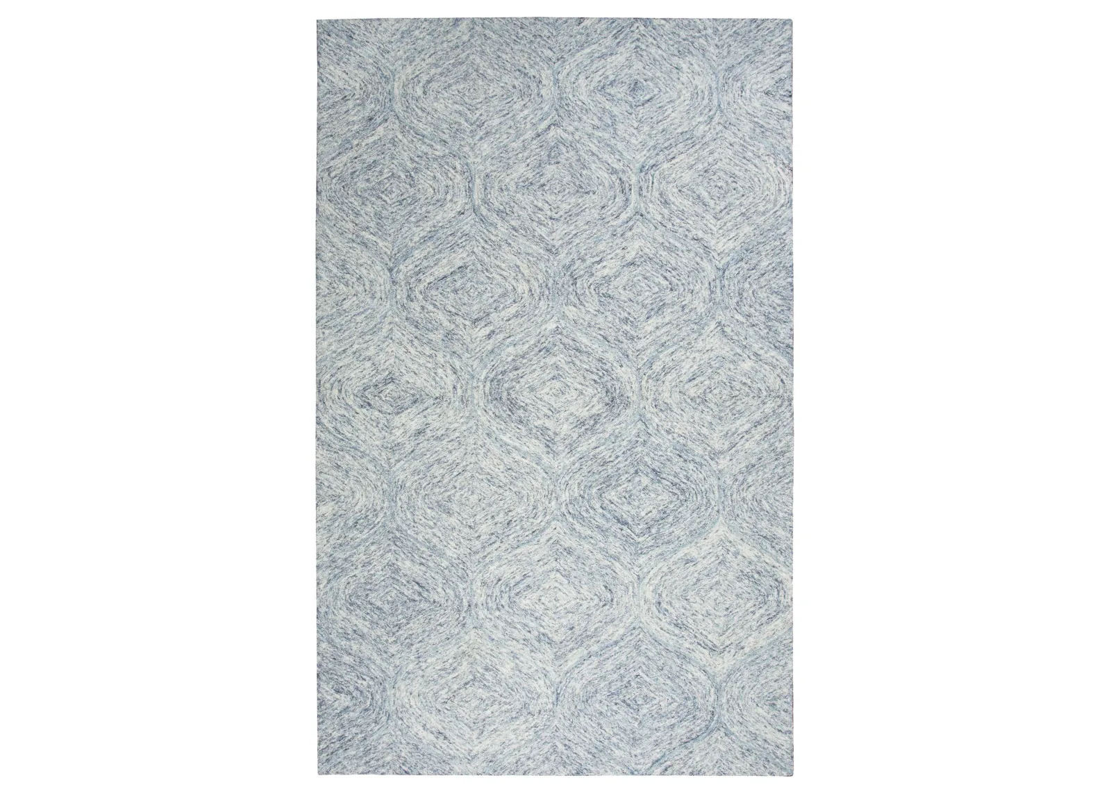 Brindleton Blue Tweed Wool 3' x 5' Rectangle Rug