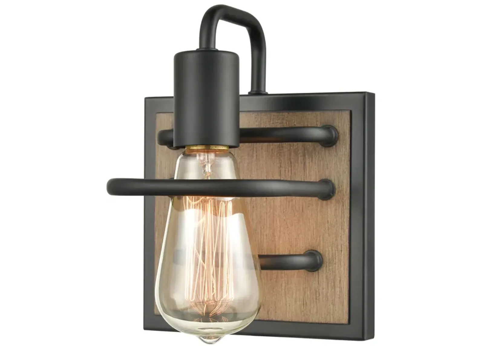 Copley 8" High 1-Light Sconce - Matte Black