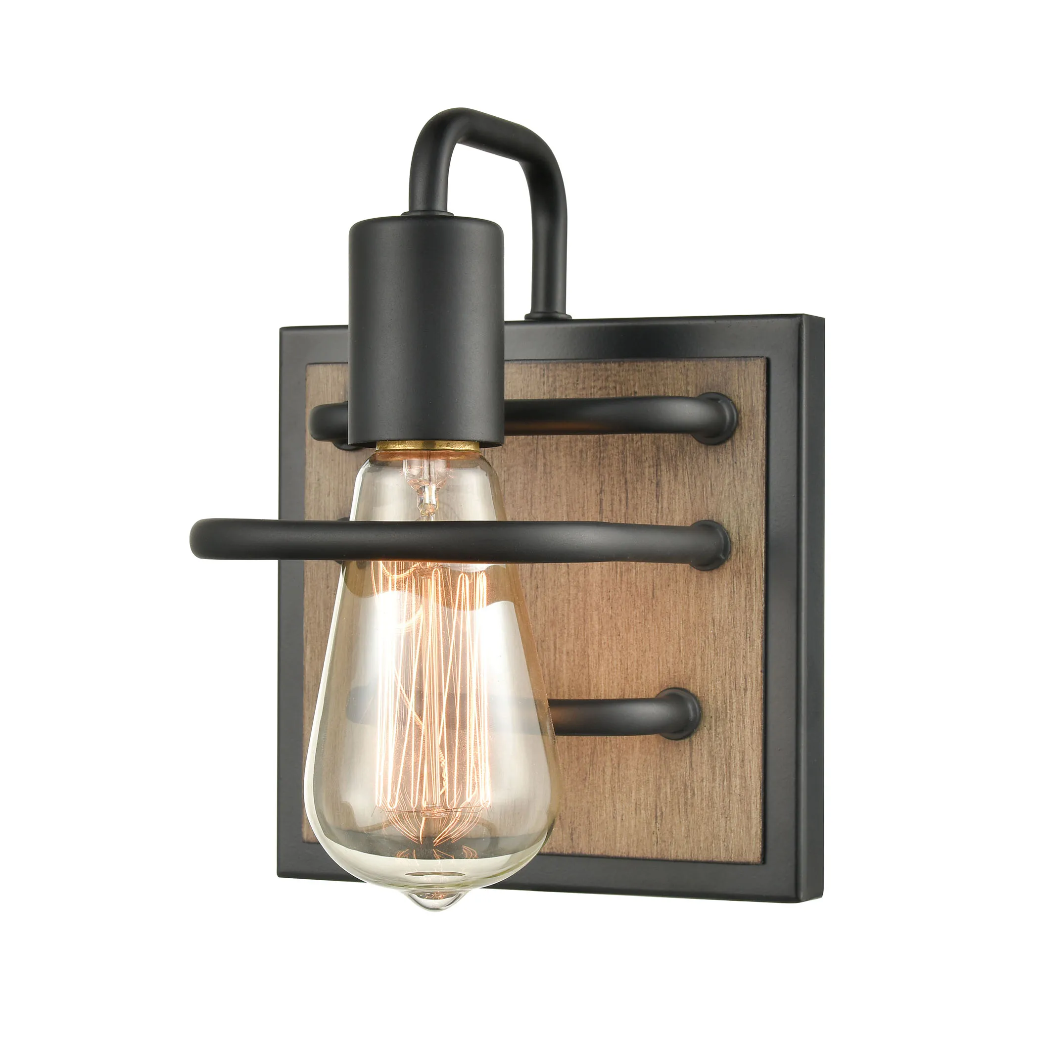 Copley 8" High 1-Light Sconce - Matte Black