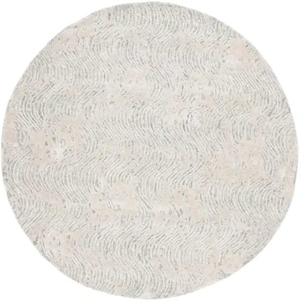 GLAMOUR Hand Tufted 6' x 6' Round area rug