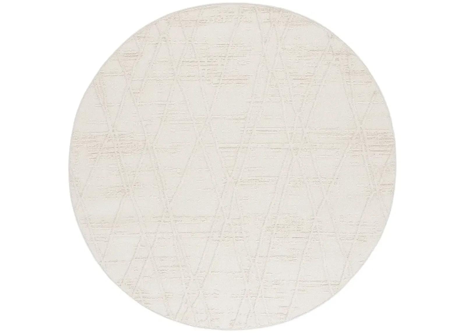 PAROS 114 IVORY 6'-7' x 6'-7' Round Round Rug