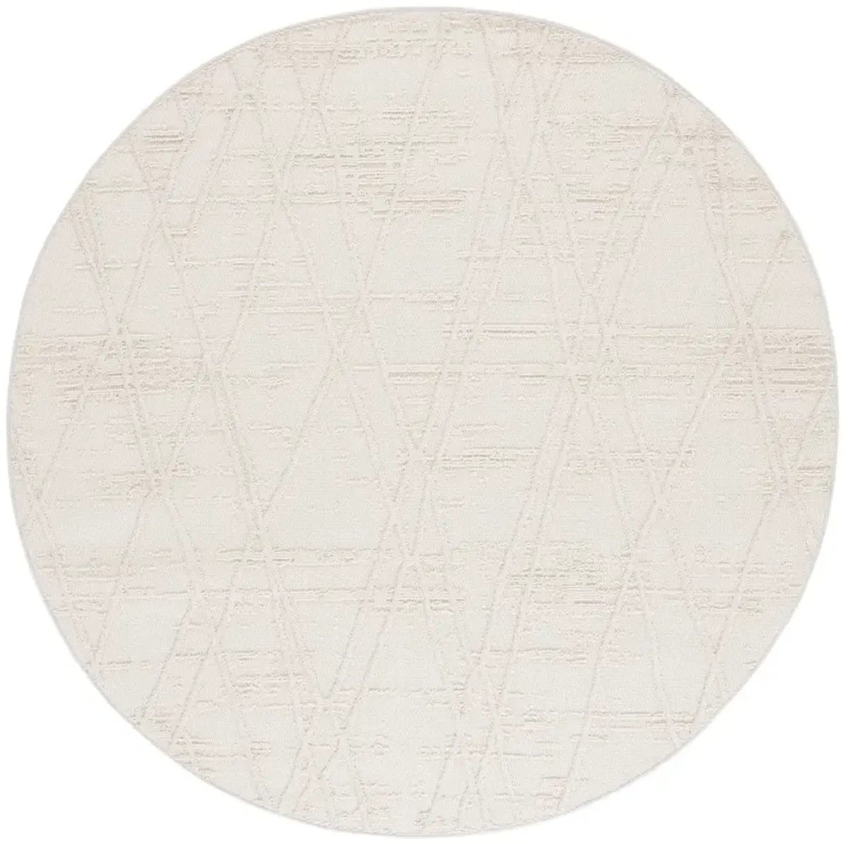 PAROS 114 IVORY 6'-7' x 6'-7' Round Round Rug