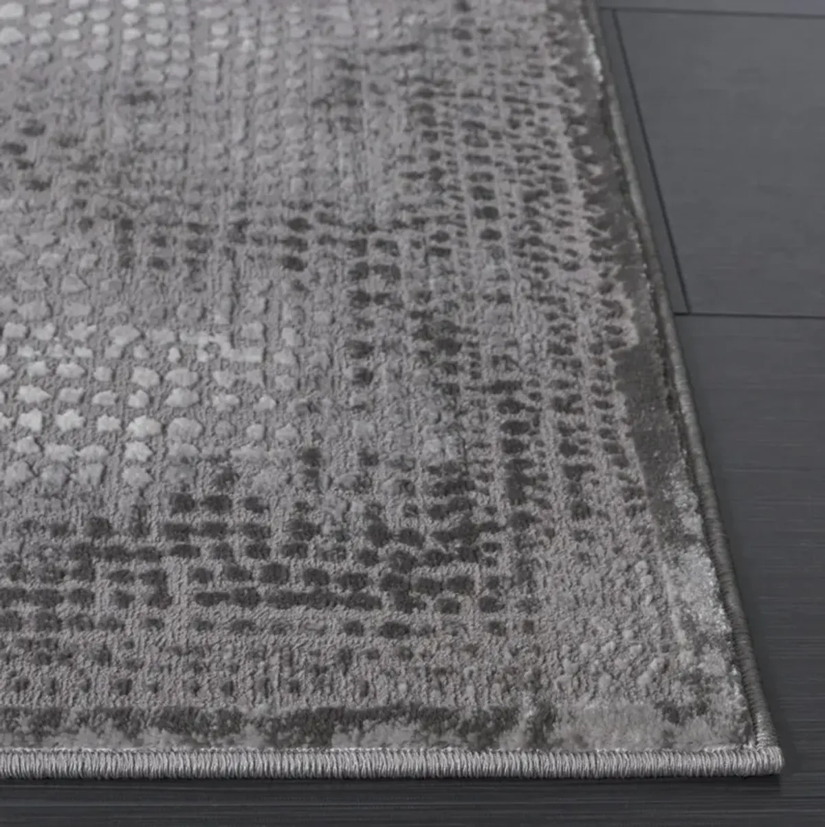 MEADOW 333 GREY  8' x 10' Large Rectangle Rug