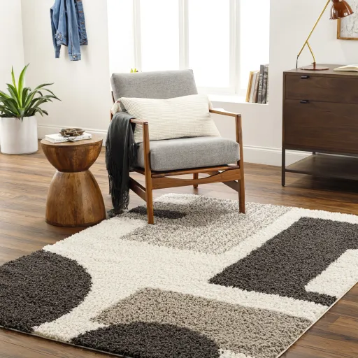 Birmingham BMM-2316 5'3" x 7' Machine Woven Rug