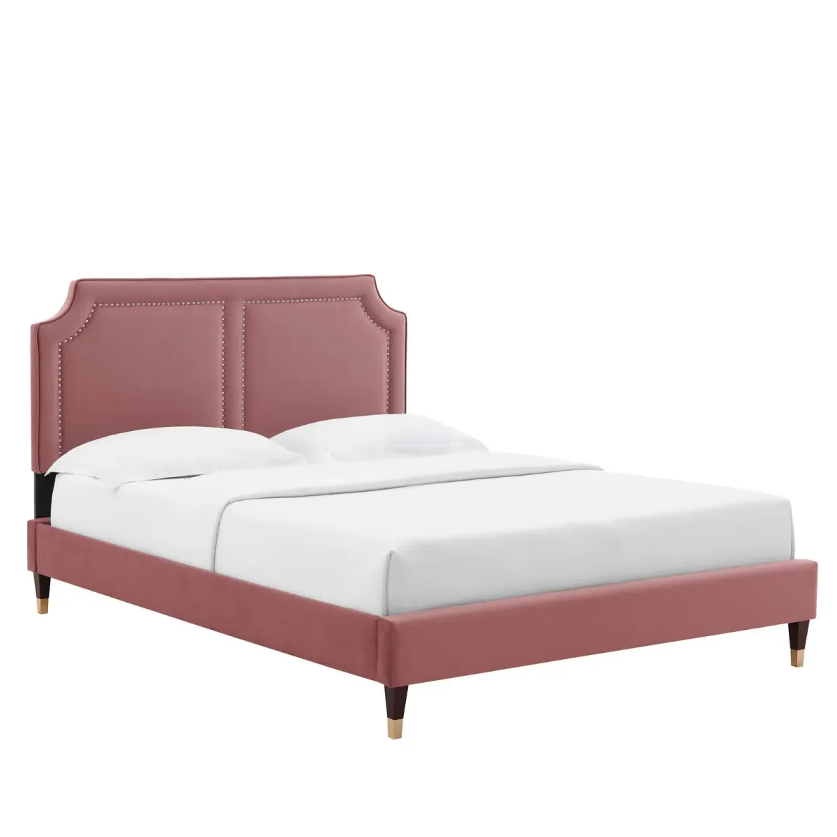 Novi Performance Velvet Queen Bed