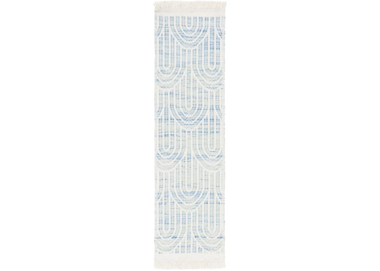 KILIM 765 BLUE  2'-3' x 8' Runner Rug