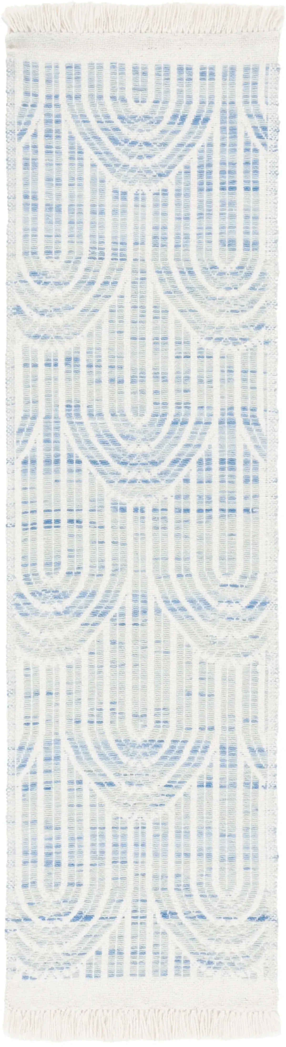 KILIM 765 BLUE  2'-3' x 8' Runner Rug