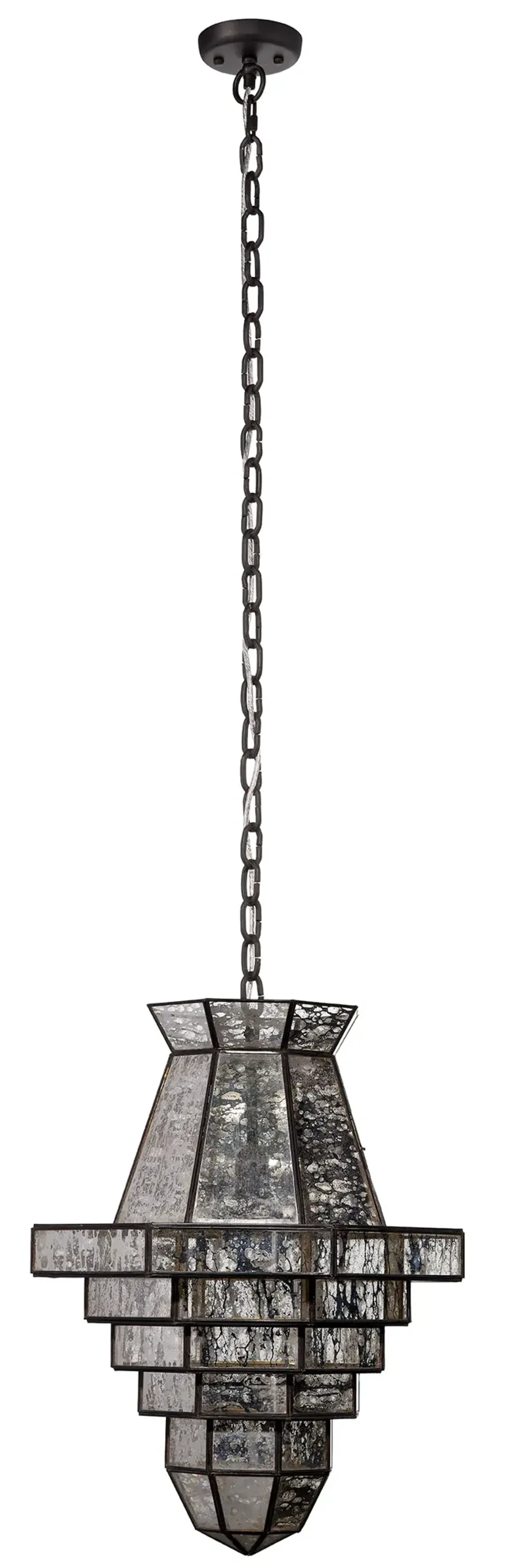Imperial 1-Light Glass and Metal Pendant