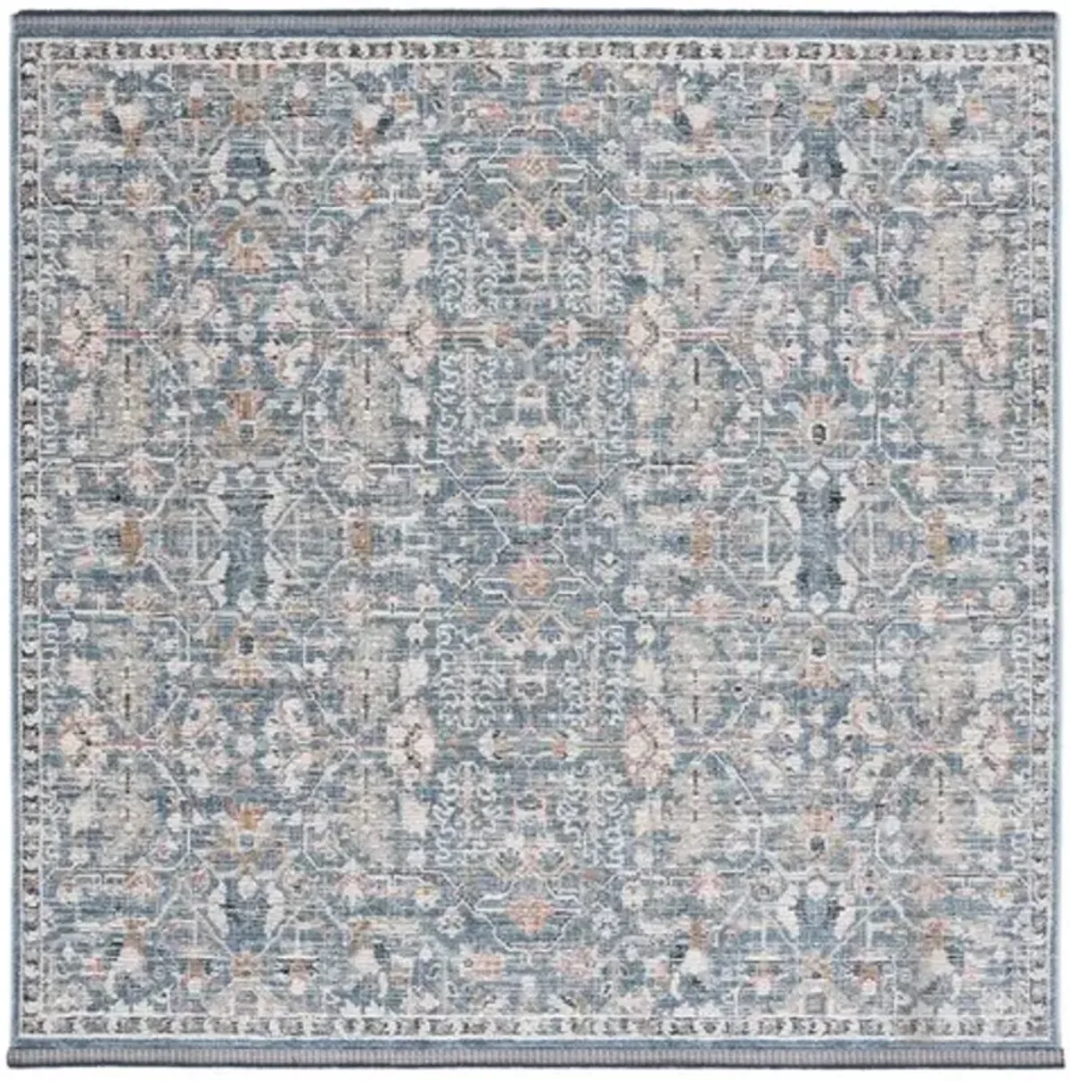VIVALDI 568 Blue  6'-7' X 6'-7' Square Square Rug
