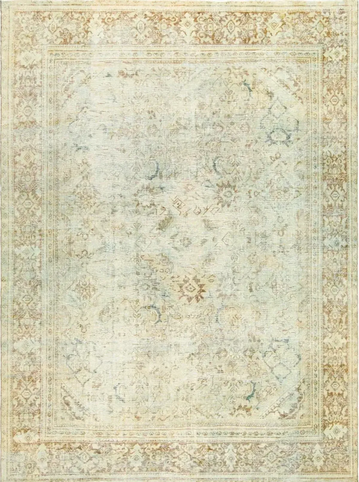 Antique One of a Kind AOOAK-1781 8'6" x 11'7" Handmade Rug