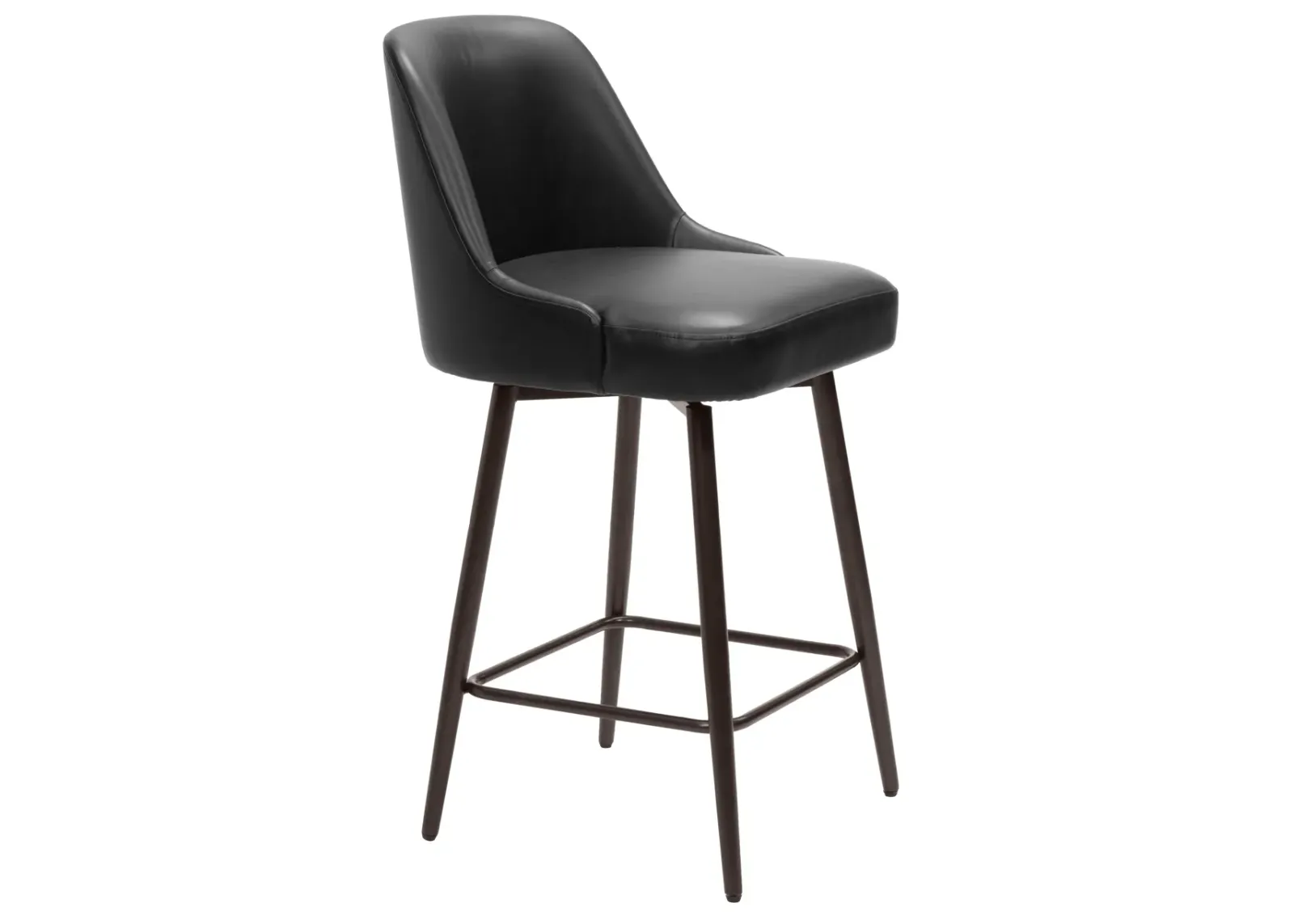 Keppel Swivel Counter Stool Black & Bronze