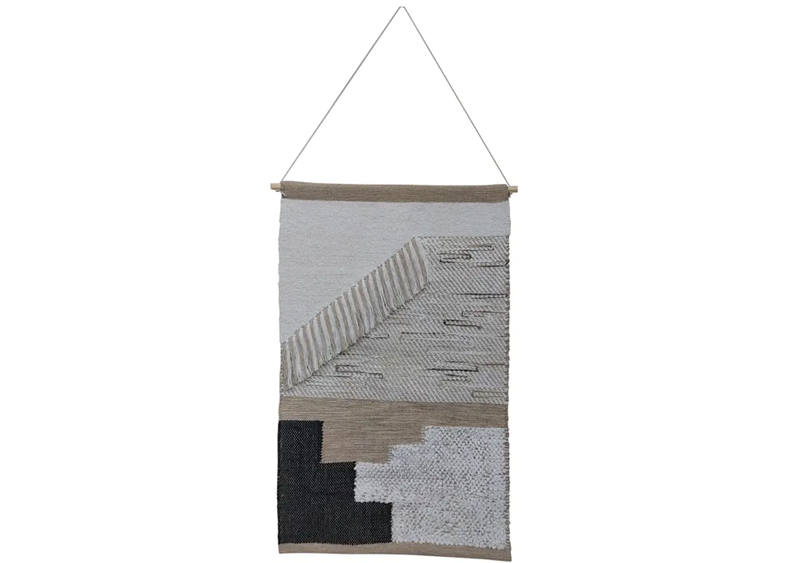 36" Diagonal Fringe Wall Hanging