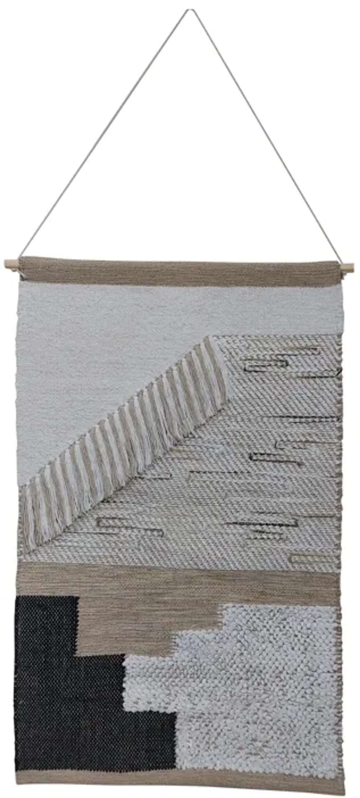 36" Diagonal Fringe Wall Hanging