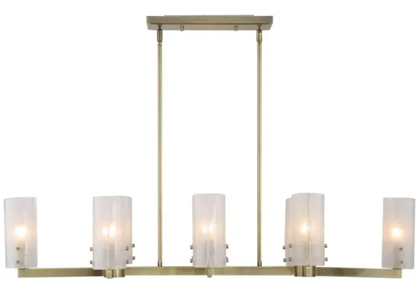 Mistie 8 Light Linear Chandelier
