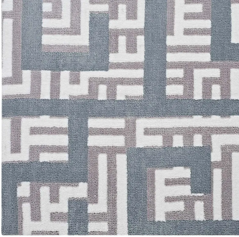 Nahia Geometric Maze 8x10 Area Rug