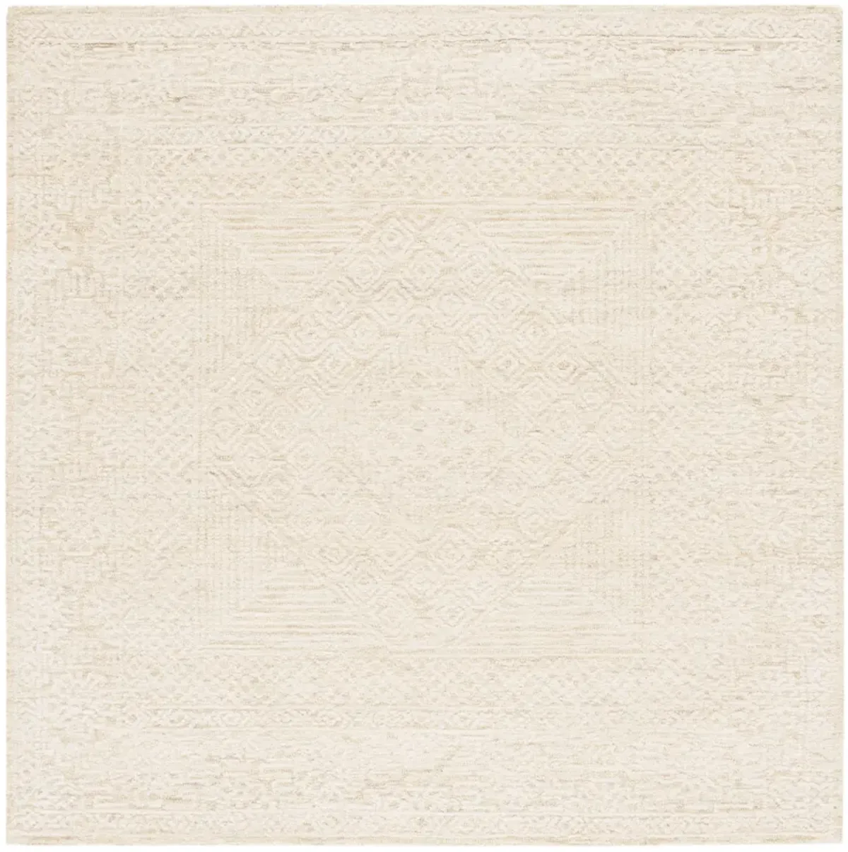 TEXTURAL Hand Tufted 6' x 6' Square area rug
