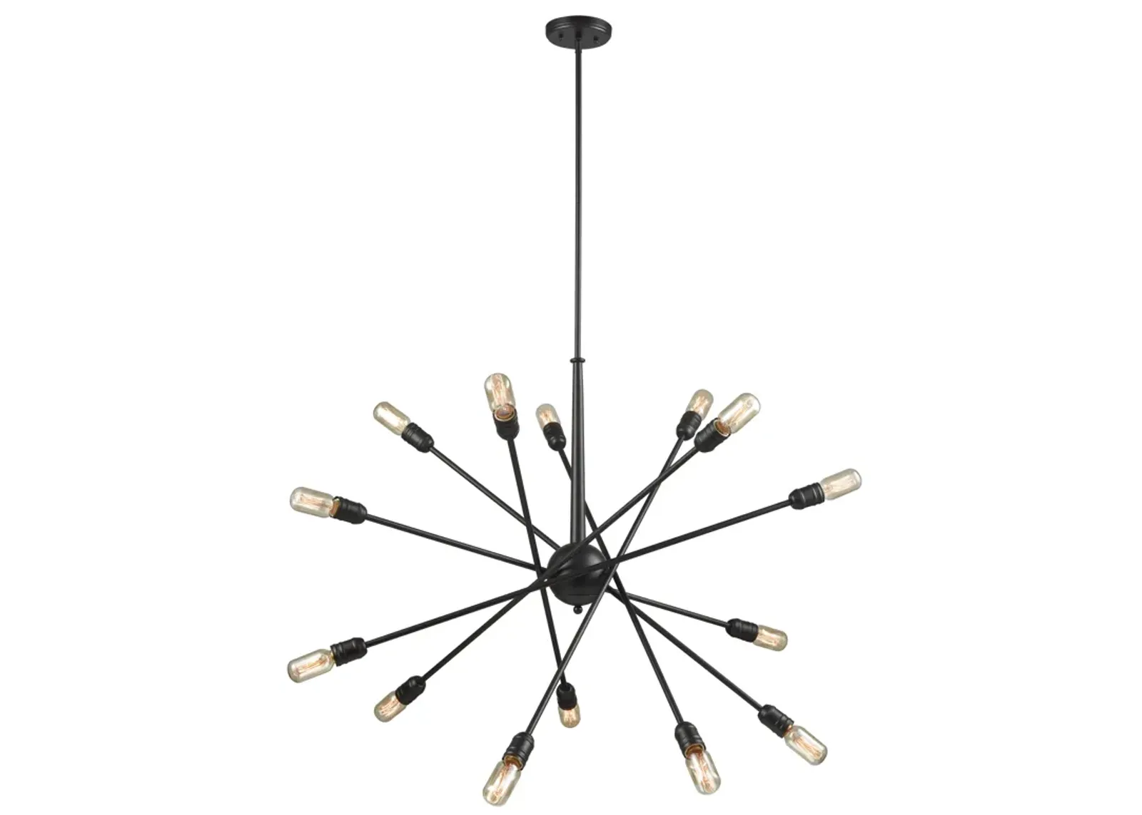 Delphine 38" Wide 14-Light Chandelier - Oil Rubbed Bronze