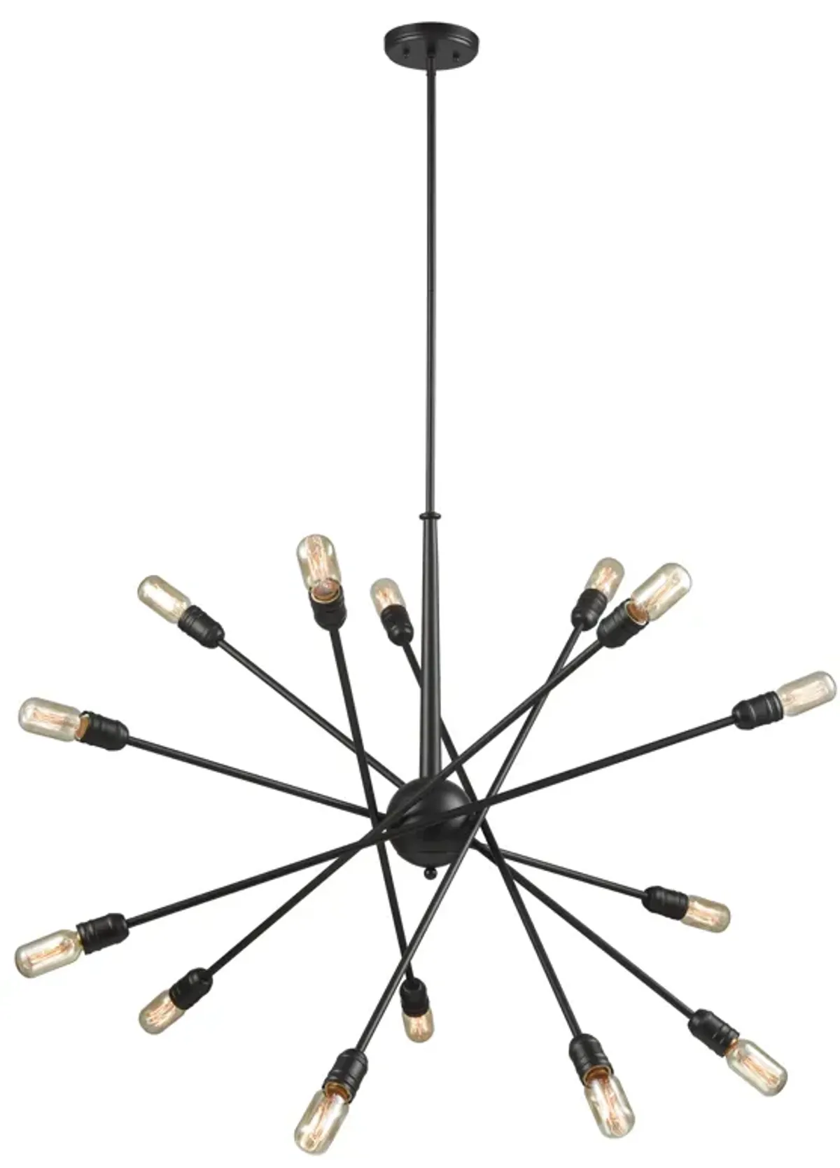 Delphine 38" Wide 14-Light Chandelier - Oil Rubbed Bronze