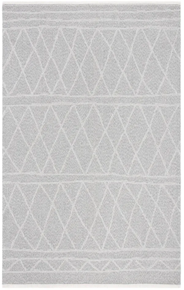 AUGUSTINE 400 GREY  4'-5' x 6'-5' Medium Rectangle Rug