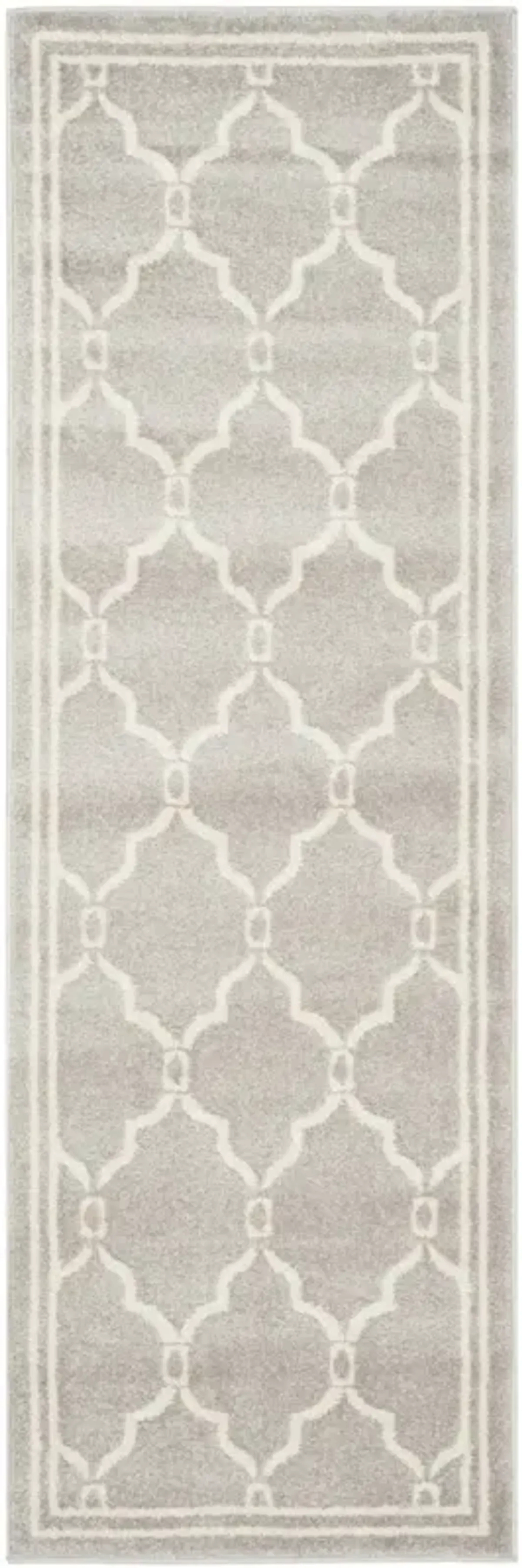 AMHESRT 414 LIGHT GREY  2'-3' x 8' Runner Rug