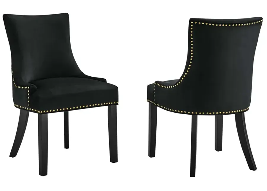 Marquis Performance Velvet Dining Chairs - Set of 2