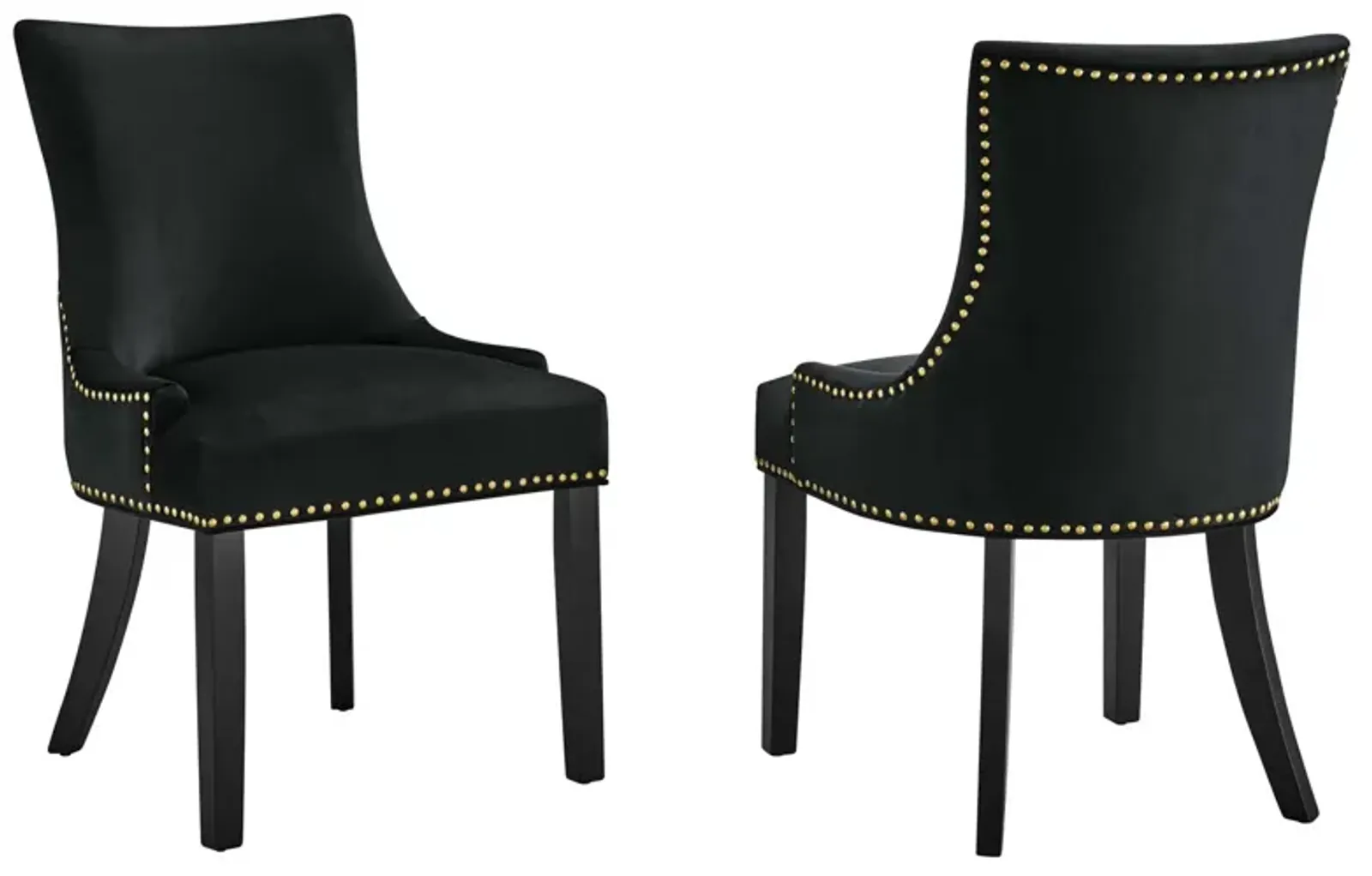 Marquis Performance Velvet Dining Chairs - Set of 2