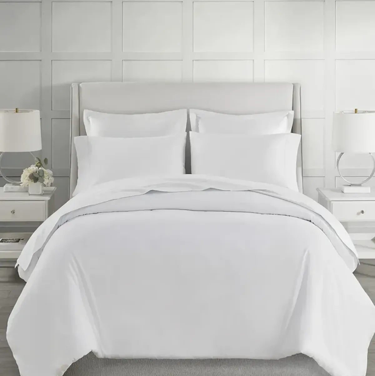 Madison Park 500 Thread Count Egyptian Cotton White Deep Pocket Queen Sheet Set