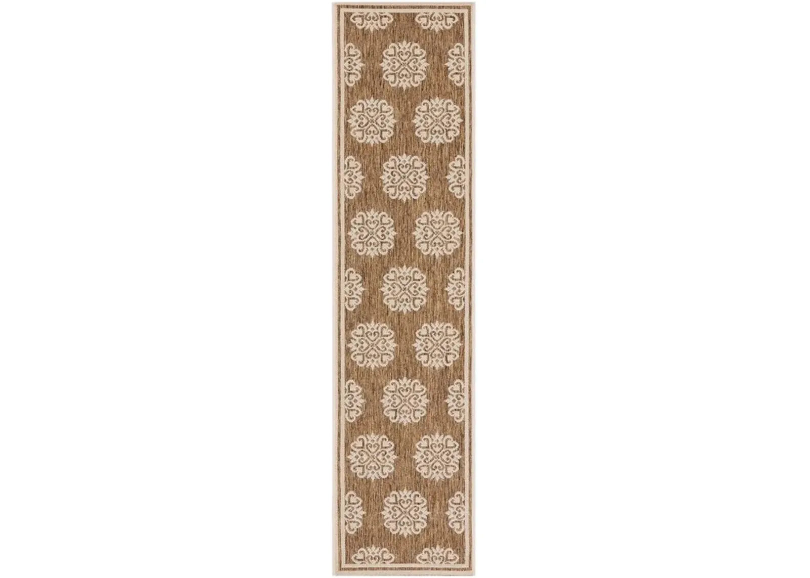 Safavieh BEACH HOUSE Collection BHS181B-28 Beige / Cream 2'-2" X 8'