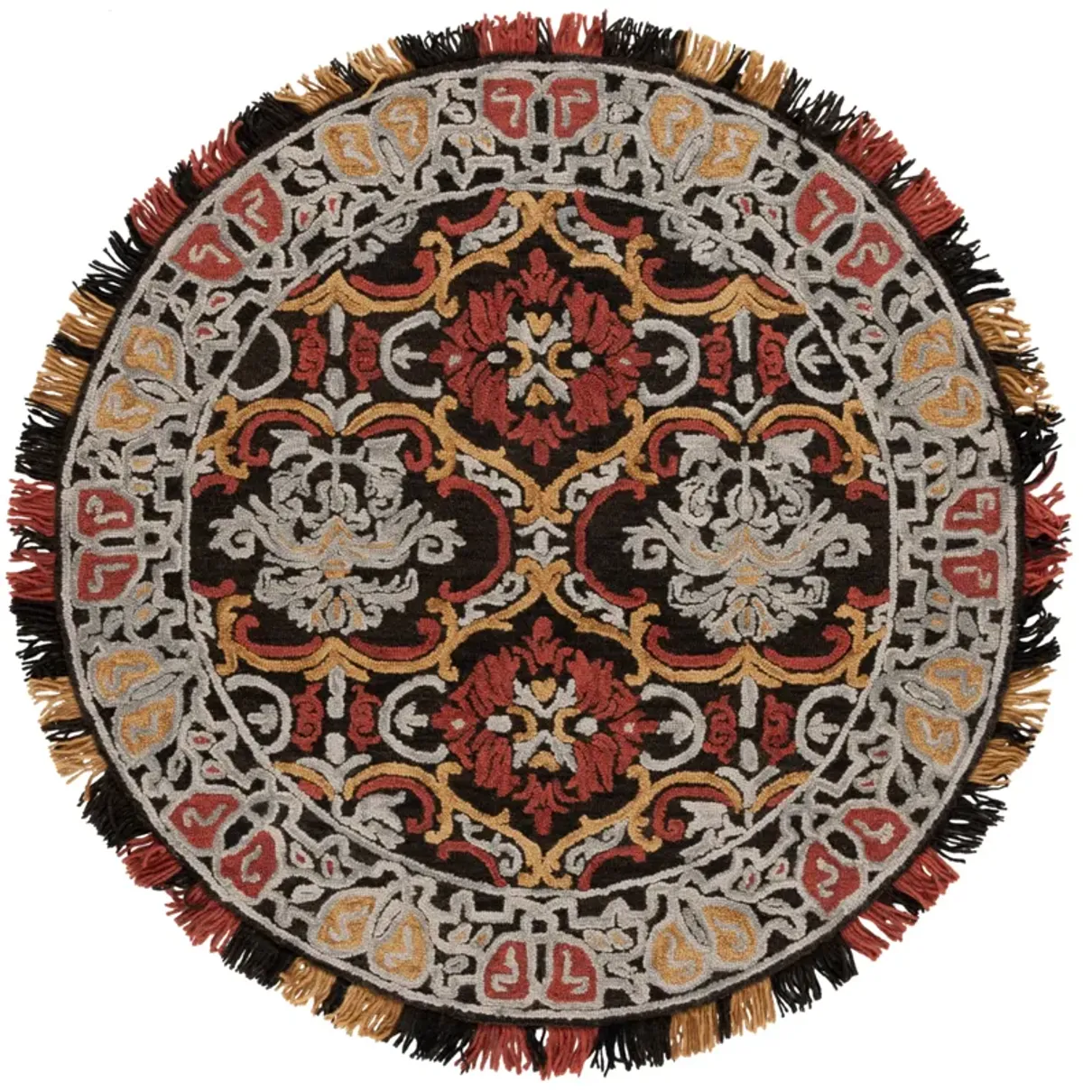 BLOSSOM Hand Tufted 6' x 6' Round area rug