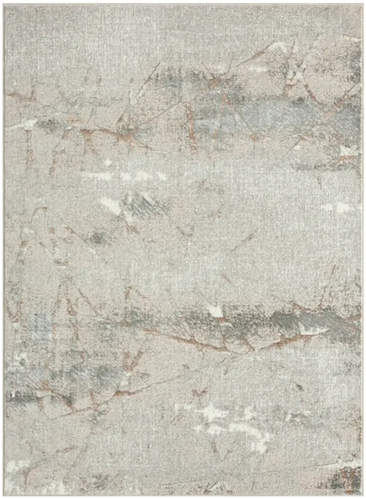 Avery Beige/ Gray Modern Abstract Indoor Area Rug 5' x 7'