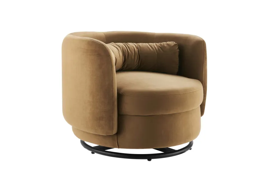 Relish Performance Velvet Performance Velvet Swivel Chair