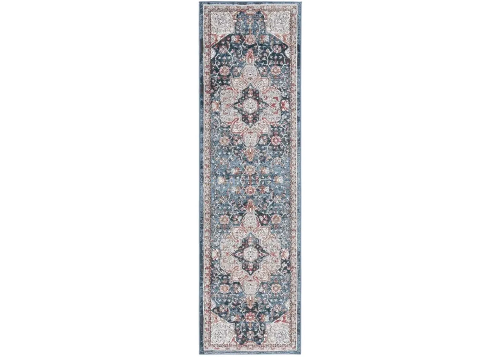 ROSEWOOD 104 Blue 2'-3' x 8'-0' Runner Rug