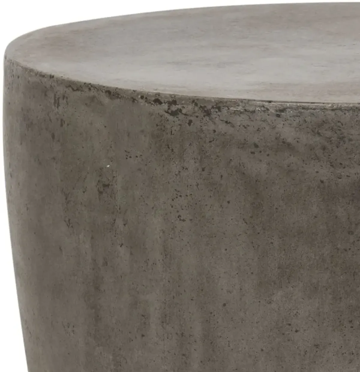 Aishi Indoor/Outdoor Modern Concrete round 17.7-Inch H Accent Table