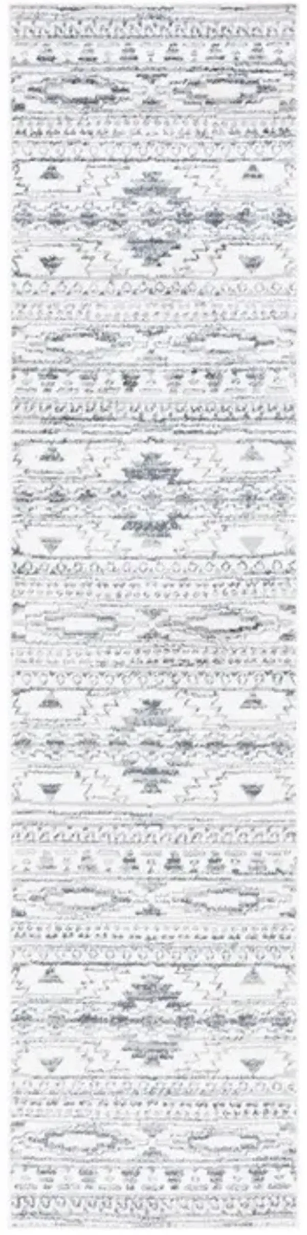 LAYLA 105 Grey 2'-2' X 9' Runner Rug