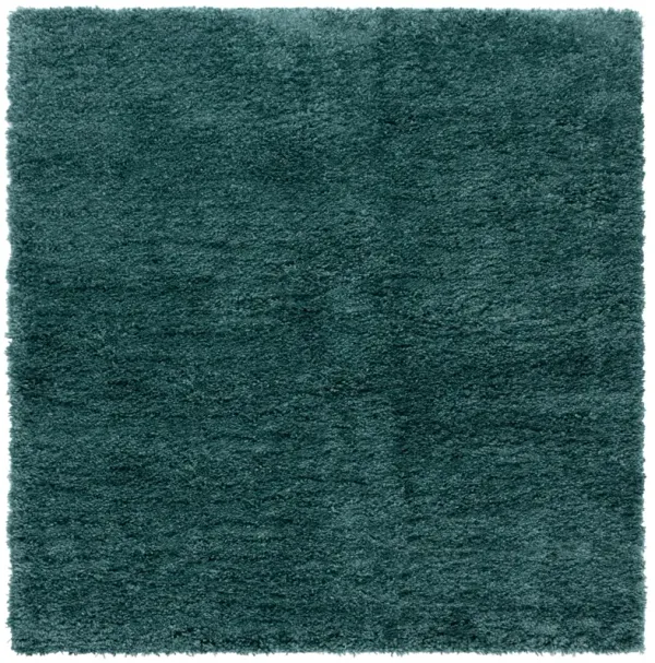 FONTANA SHAG 800 DARK GREEN 6'-7' x 6'-7' Square Square Rug