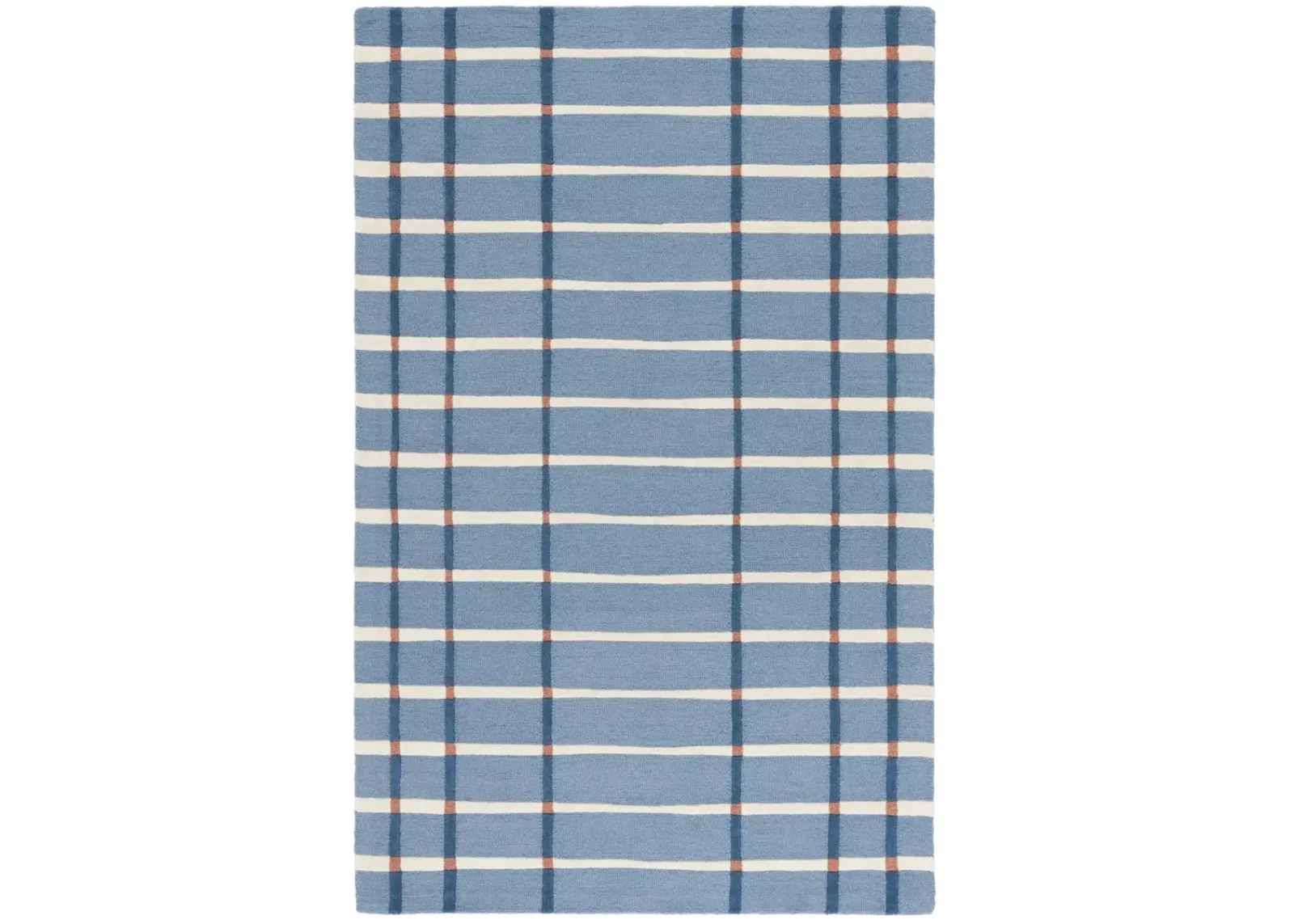 GENRE 602 BLUE  8' x 10' Large Rectangle Rug