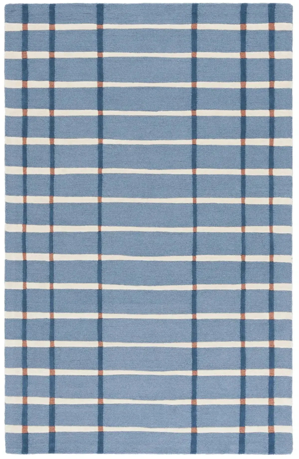 GENRE 602 BLUE  8' x 10' Large Rectangle Rug