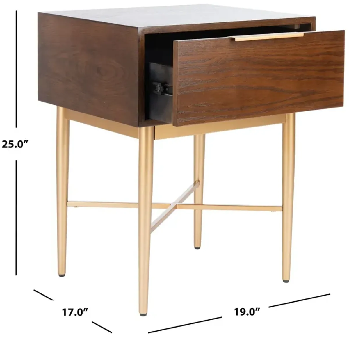 PIERRE ONE DRAWER NIGHTSTAND