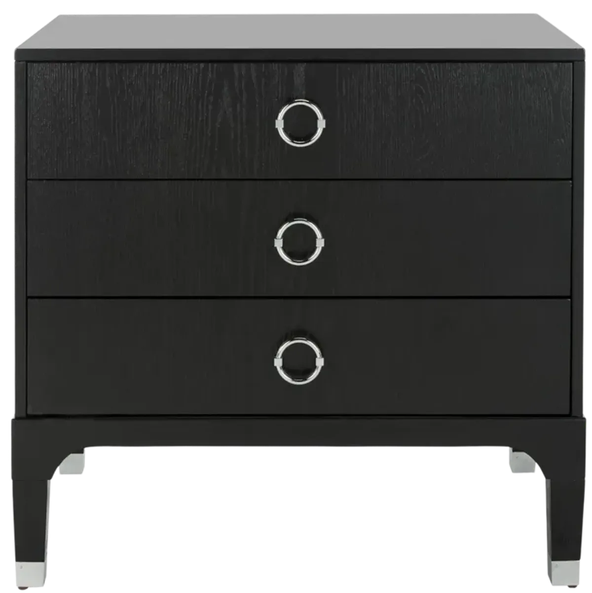 Lorina 3 Drawer Contemporary Night Stand