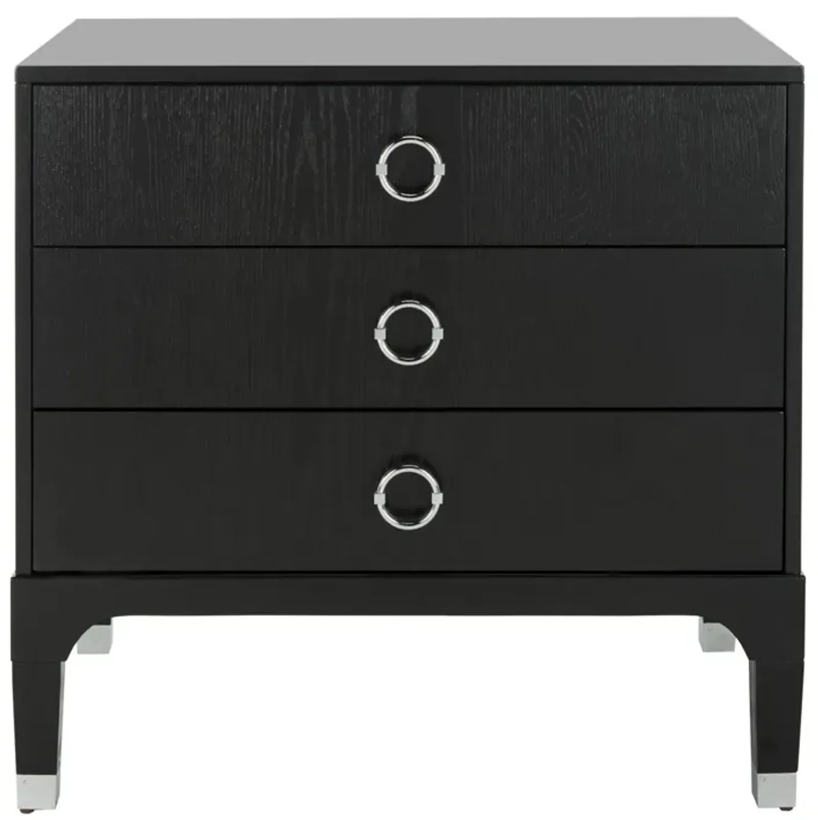 Lorina 3 Drawer Contemporary Night Stand