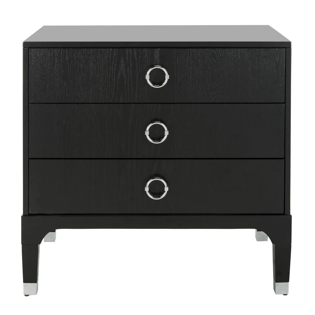 Lorina 3 Drawer Contemporary Night Stand