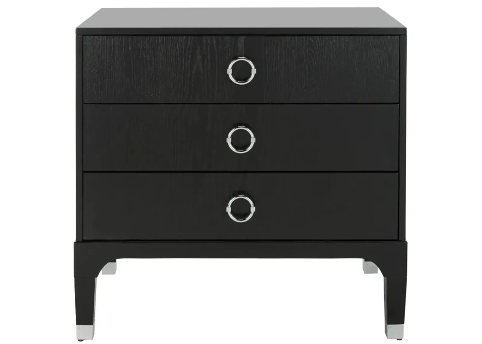 Lorina 3 Drawer Contemporary Night Stand