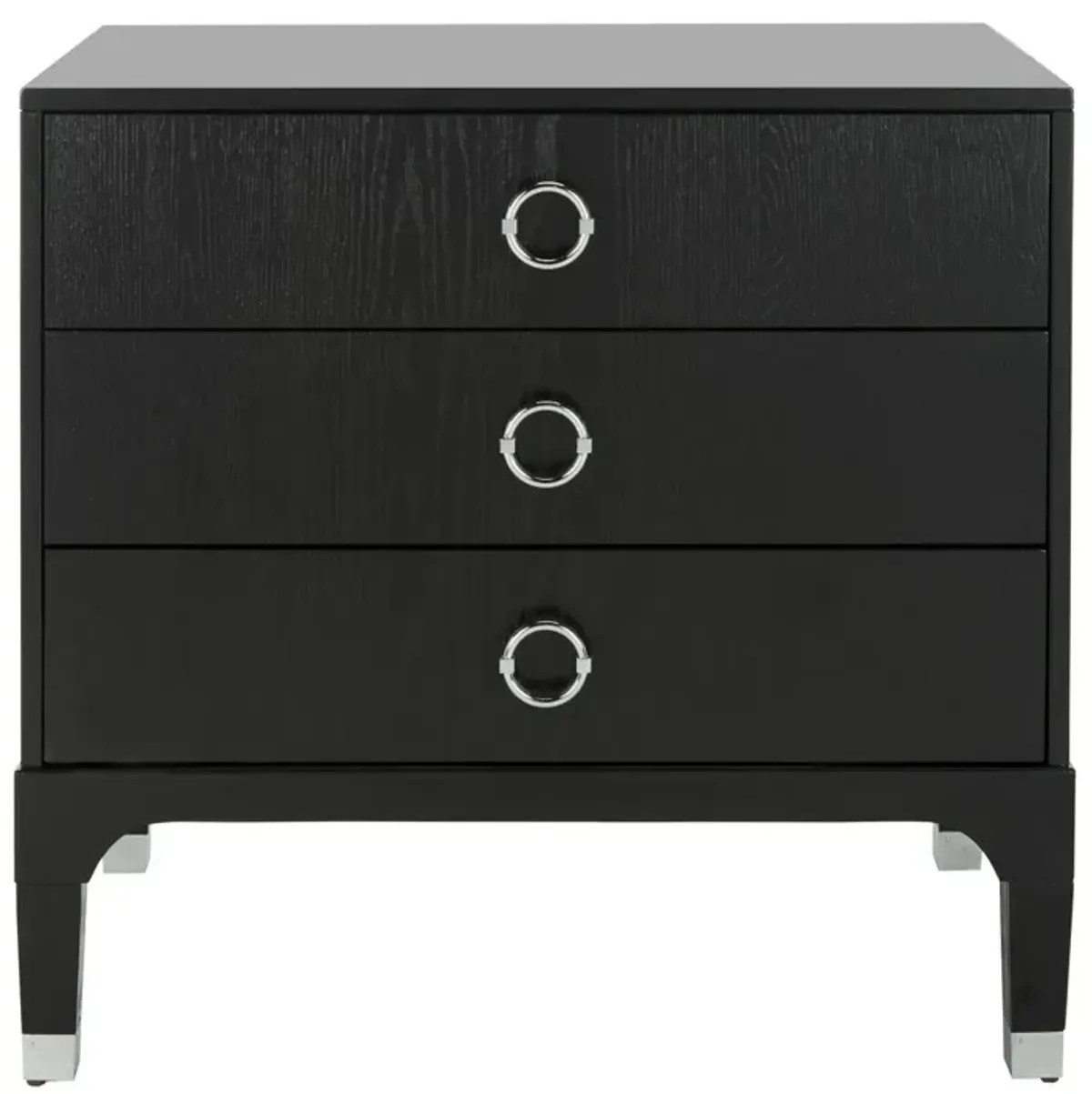 Lorina 3 Drawer Contemporary Night Stand