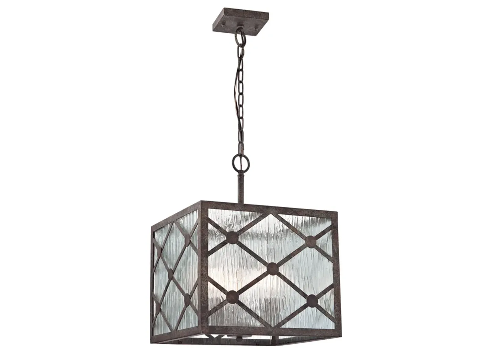 Radley 14" Wide 3-Light Pendant - Malted Rust