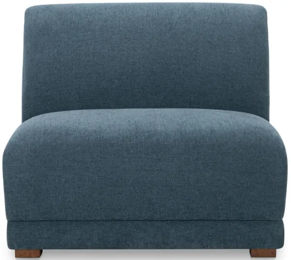 Fraser Slipper Chair Deep Blue