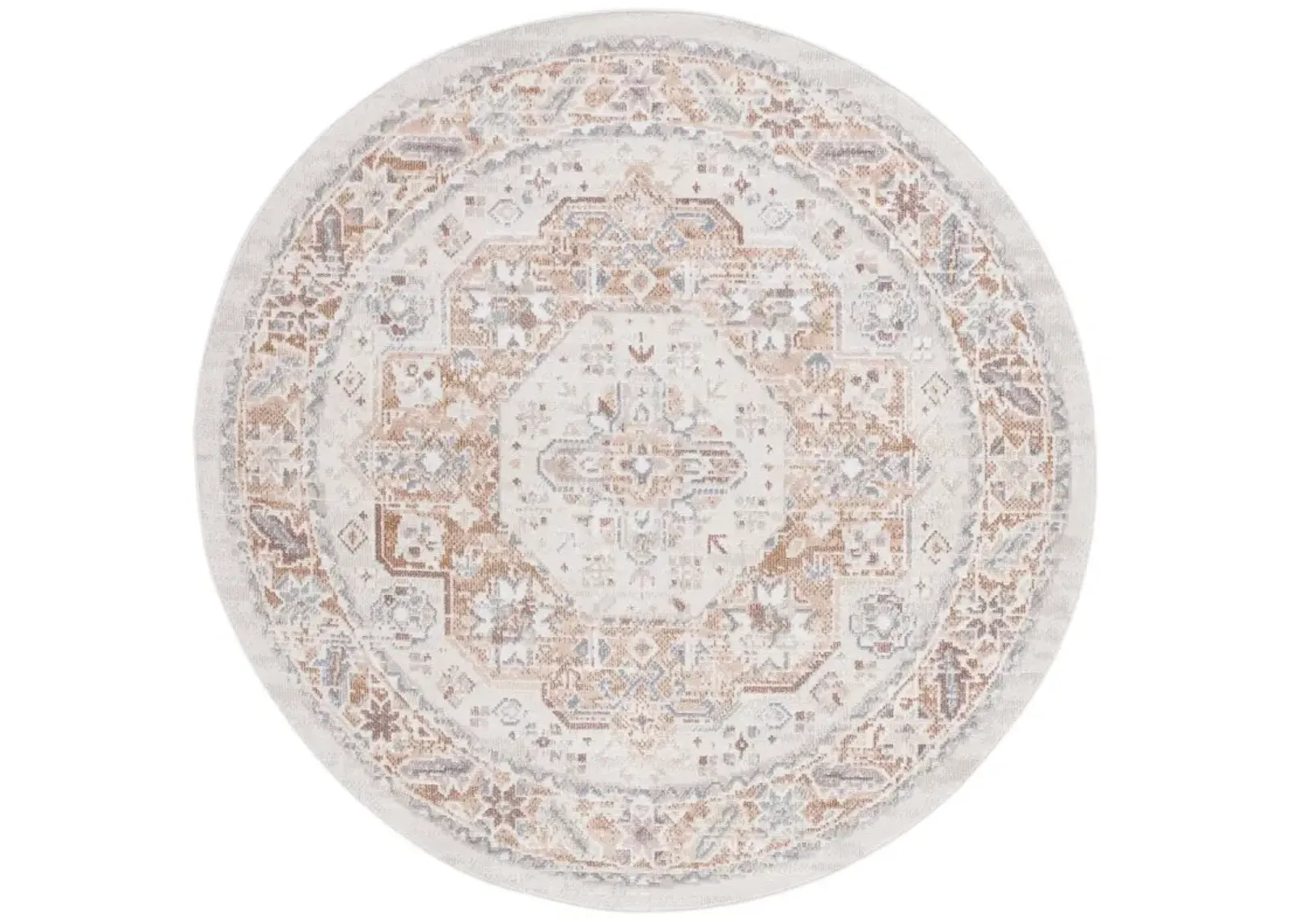 BLAIR WASHABLE 202 Multi 6'-7' X 6'-7' Round Round Rug