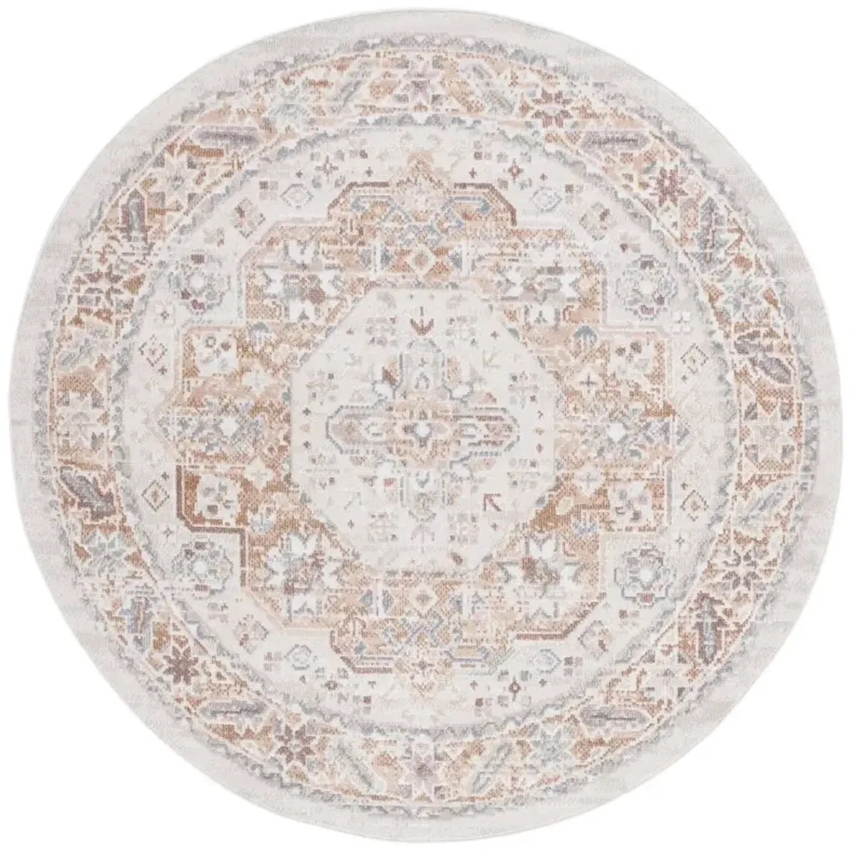 BLAIR WASHABLE 202 Multi 6'-7' X 6'-7' Round Round Rug